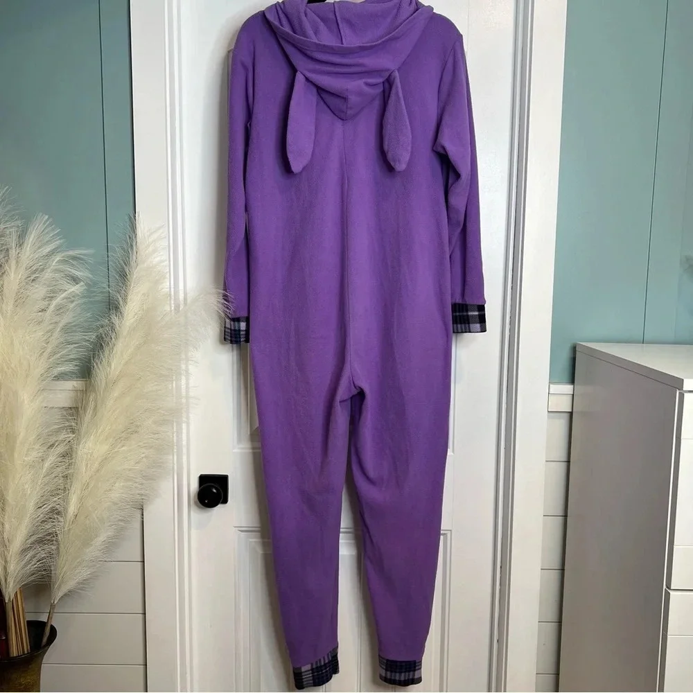 Disney‎ Eeyore Onesie Costume Union Suit Pajamas. Size Medium. - Picture 5 of 13